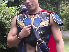 Naked Frat Hunk In The Park