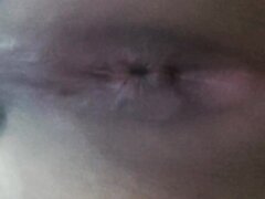 Asshole Winking Close Up