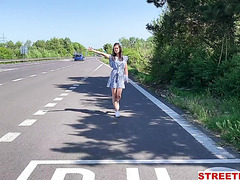 Beautiful Ohana Gets Fucked By A Driver When Hitchhiking Back To Home