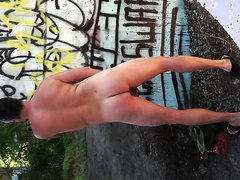 Jerking Off Outdoors 1