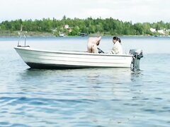 Strips Down, Sits On Nail By Accident