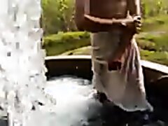 Pakistani Handsom Bathing
