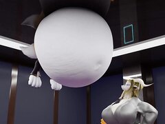 Renamon Belly Inflation