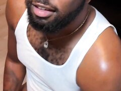 Black Guy Fucks His Toy Pussy