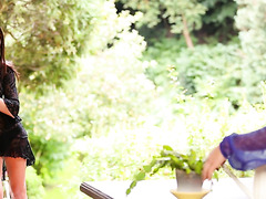 MILF LESBIANS EAT PUSSIES ON TABLE