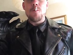 YOUNG LEATHER MASTER POST FUCK SMOKE