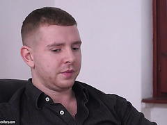 College Girls Angela Allison And Tiffany Tatum Tempt Dean To 3some