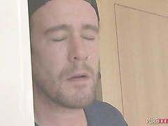 Big English Cock Makes Curvy Hungarian Babe Christen Courtney Very Happy