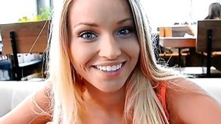 Staci Sweet Blonde Naked Outside