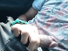 Str8 Hung Brazilian Bator Wanks In Moving Car Again