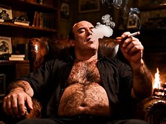 Very Hot English Daddy Smoking