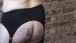 Perverted Old Woman Got Hardly Spanked And Hanged Upside Down