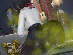 Girl Fart Animation  4