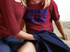 Her Dorky Friend Is Going To Pound Her Lovely Pussy Savagely