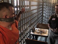 Sadistic Prison Guard Feeds Inmate Food Off His Boot