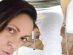 Buxom MILF Can’t Leave Hubby’s Cock Alone