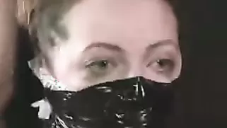 Awesome Looking Model Is Getting Hogtied And Treated