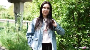 GERMAN SCOUT   Fit Slim Teen Viks Angel Pick Up For Hard Casting Fuck In Germany