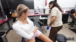 HesGotRizz   Gigi Sweets And Sarah Shapse Gigi Strips In The Tattoo Shop