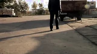 Mr. Boss Spanks Two Naked Slaves At The Factory