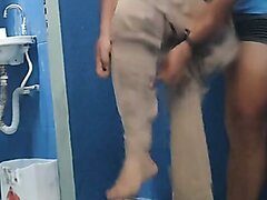 Hunk Changing In The Locker Room