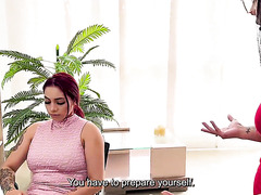 Busty Redhead Had A Threesome With Her Stepparents