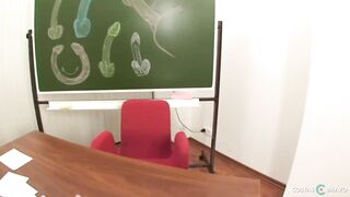 Angela Rivas (Debbie) Graduate Anal Exam At Costas Bravo Anal School