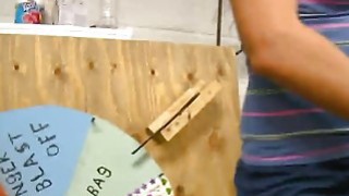 College Brunette Teen Blowjob Fucking Threesome