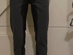 Wetting Grey Jeans   Video 2